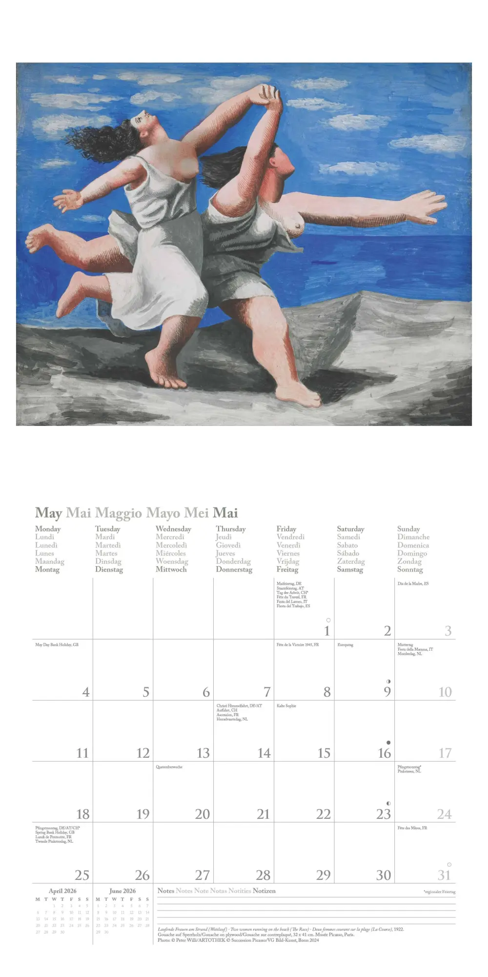 Bild: 4069095004429 | Picasso 2026 - Wand-Kalender - Broschüren-Kalender - 30x30 - 30x60...