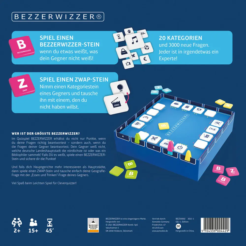 Bild: 5704339004429 | Bezzerwizzer (Spiel) | Grégory Grard | Spiel | In Spielebox | BEZD0002