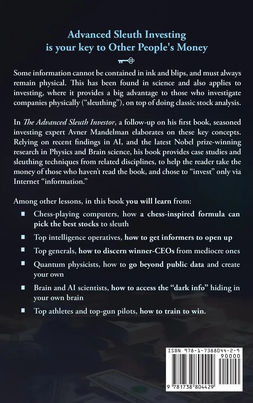 Rückseite: 9781738804429 | The Advanced Sleuth Investor | Avner Mandelman | Buch | Gebunden