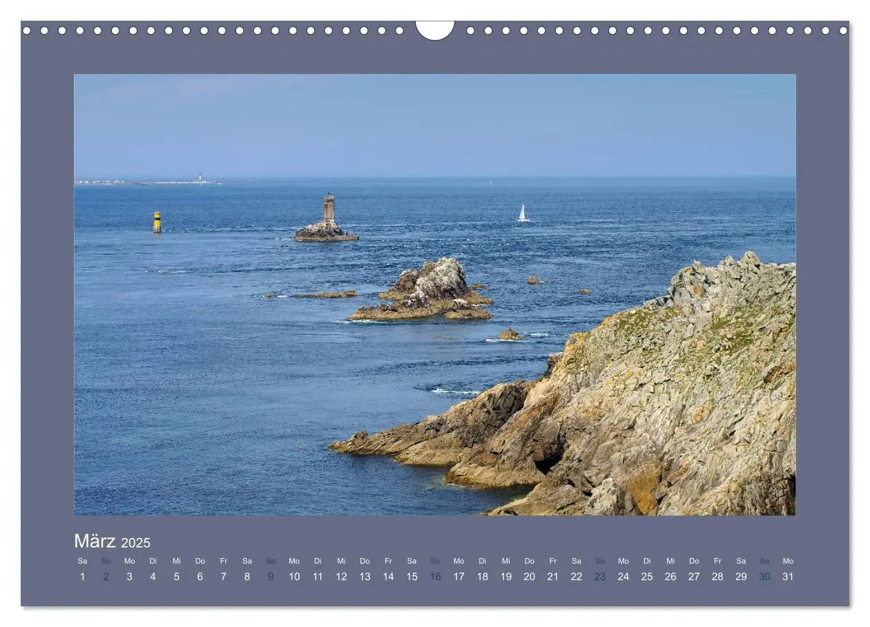 Bild: 9783435354429 | Leuchttürme - Wegweiser an der bretonischen Küste (Wandkalender...