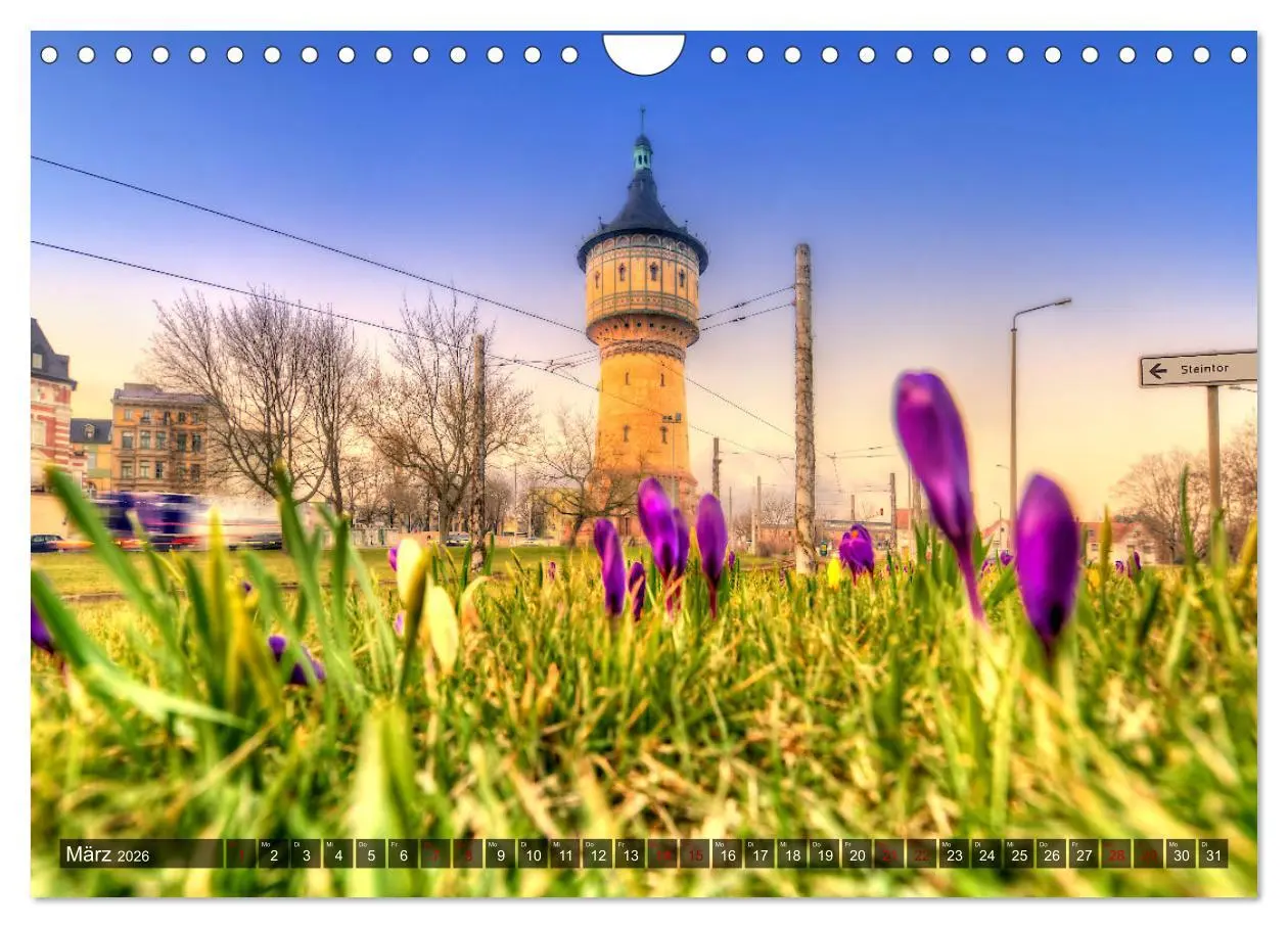 Bild: 9783457684429 | Mein schönes Halle Saale 2026 (Wandkalender 2026 DIN A4 quer),...