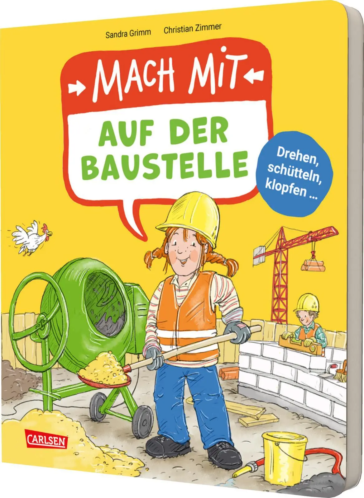 Cover: 9783551254429 | Mach mit - Auf der Baustelle | Sandra Grimm | Buch | 24 S. | Deutsch