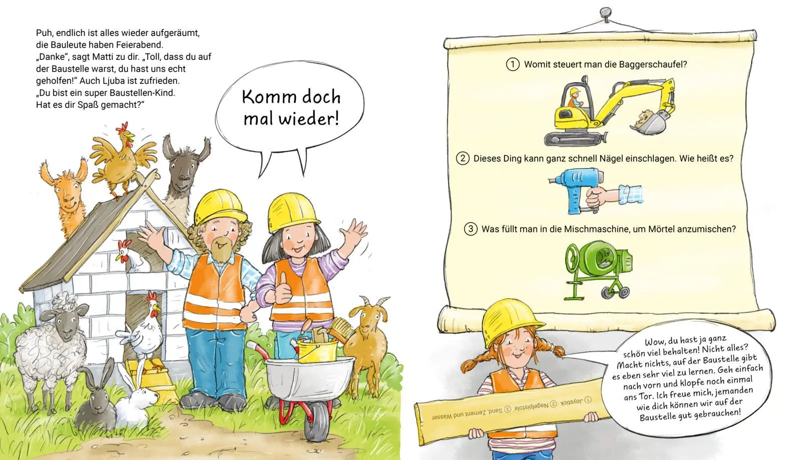 Bild: 9783551254429 | Mach mit - Auf der Baustelle | Sandra Grimm | Buch | 24 S. | Deutsch