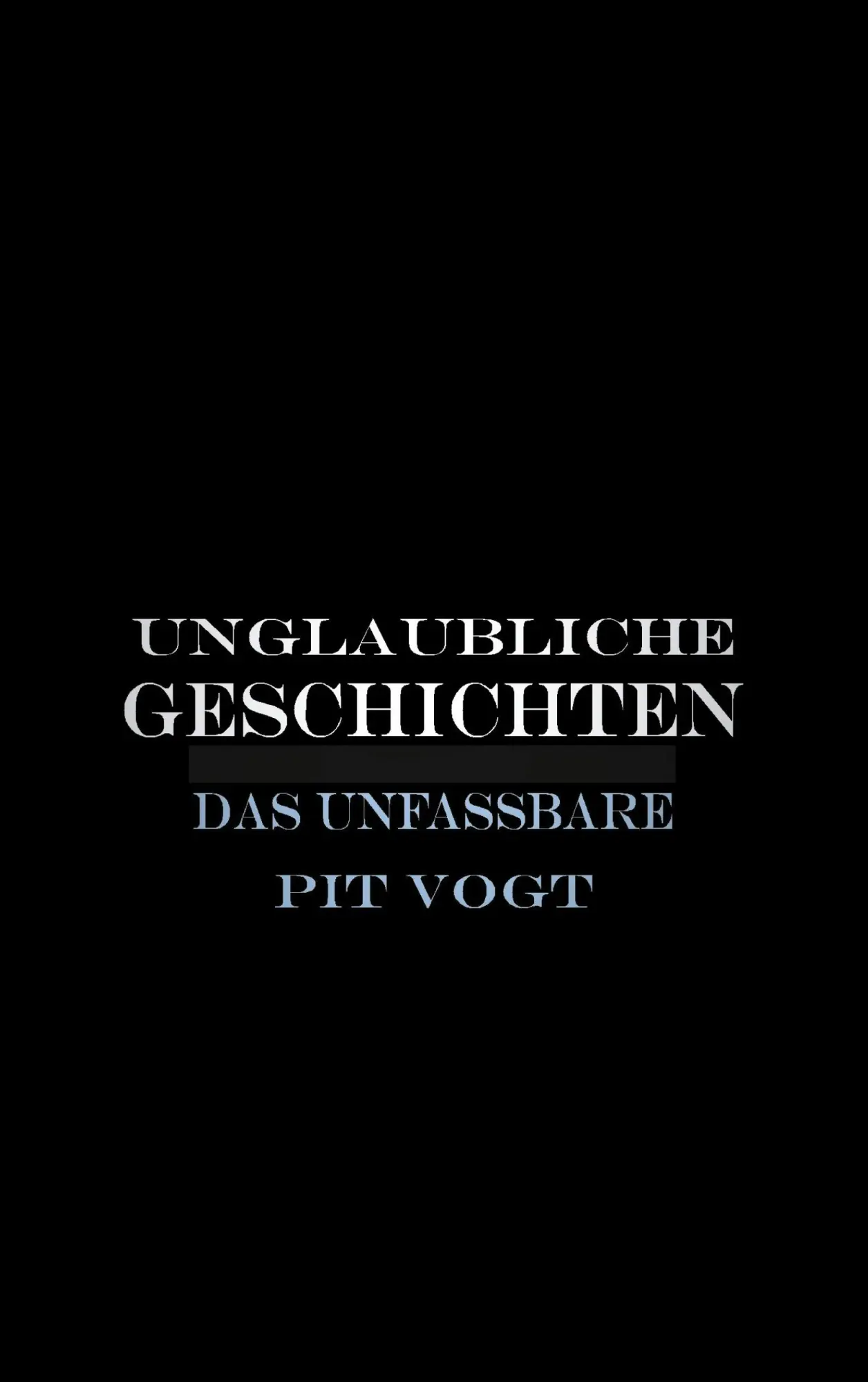 Cover: 9783754374429 | Unglaubliche Geschichten | Das Unfassbare | Pit Vogt | Taschenbuch