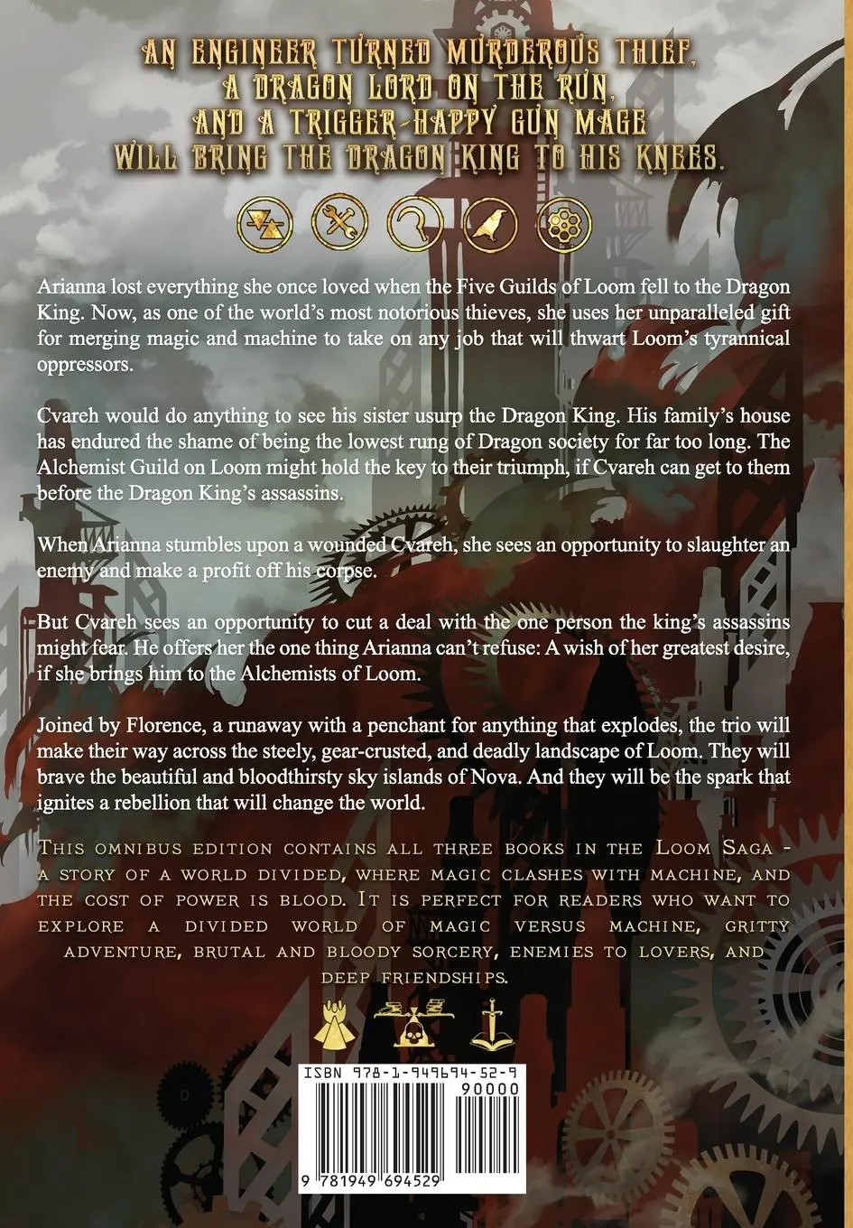 Rückseite: 9781949694529 | Loom Saga | The Complete Series | Elise Kova | Buch | Englisch | 2022
