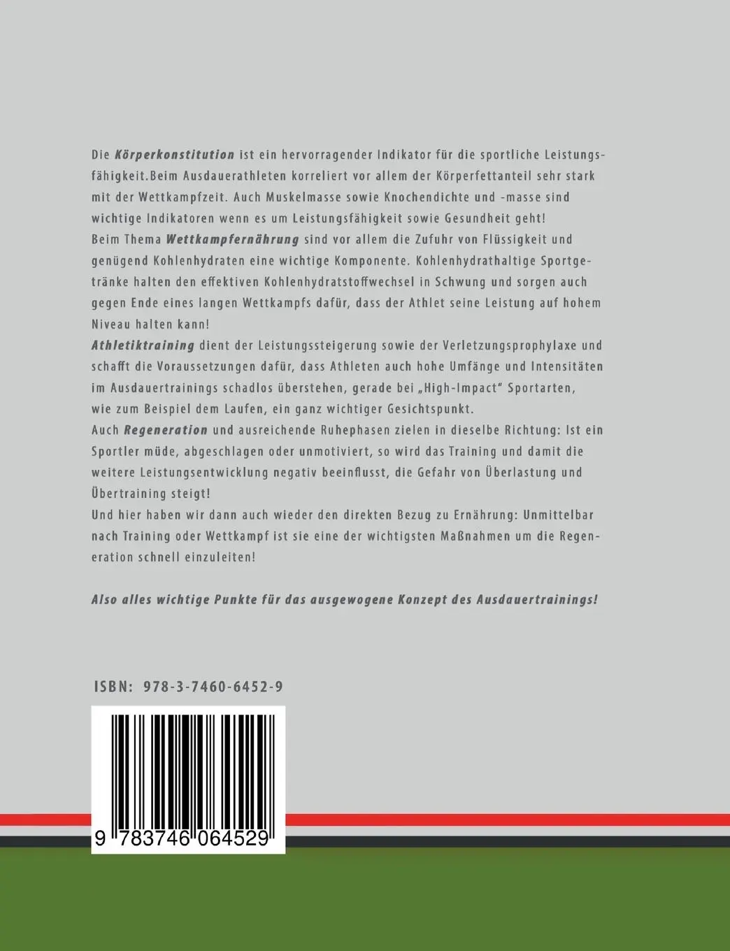 Rückseite: 9783746064529 | Trainingskonzepte im Ausdauersport | Stefan Schurr | Taschenbuch