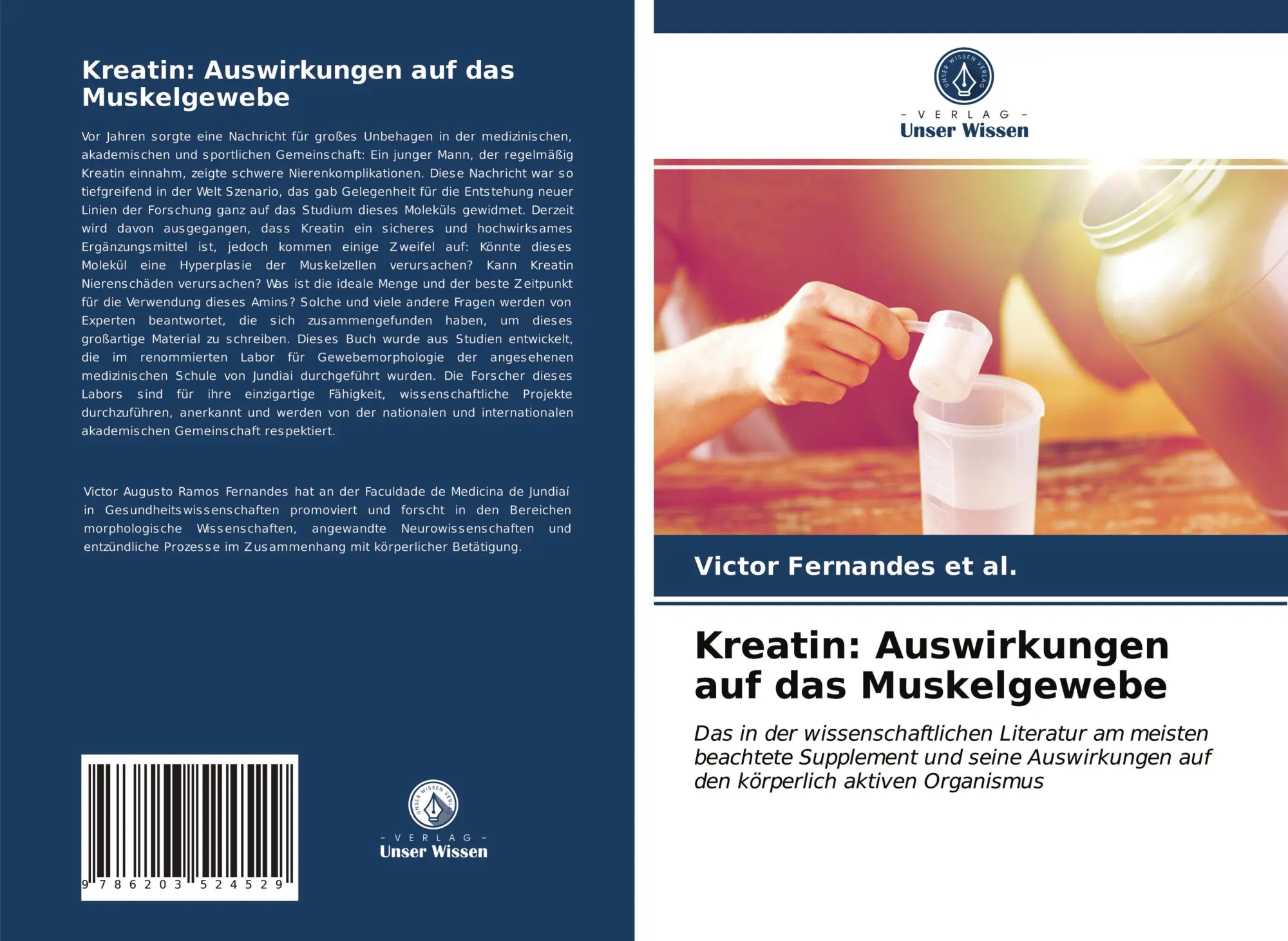 Cover: 9786203524529 | Kreatin | Auswirkungen auf das Muskelgewebe | Victor Fernandes Et Al