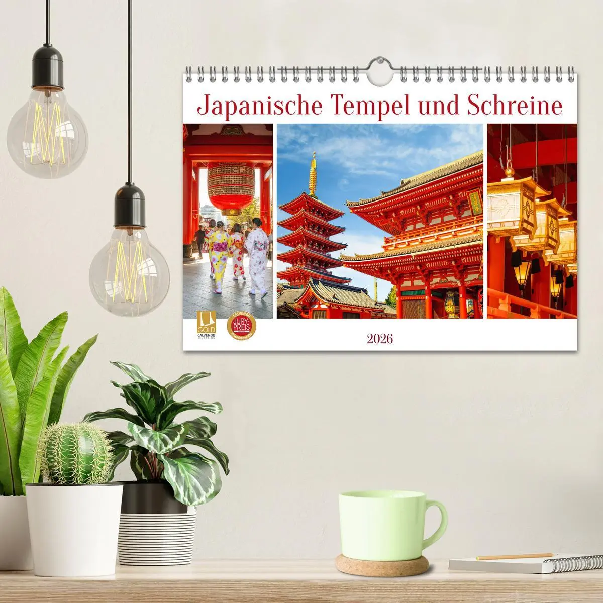 Bild: 9783457284629 | Japanische Tempel und Schreine (Wandkalender 2026 DIN A4 quer),...