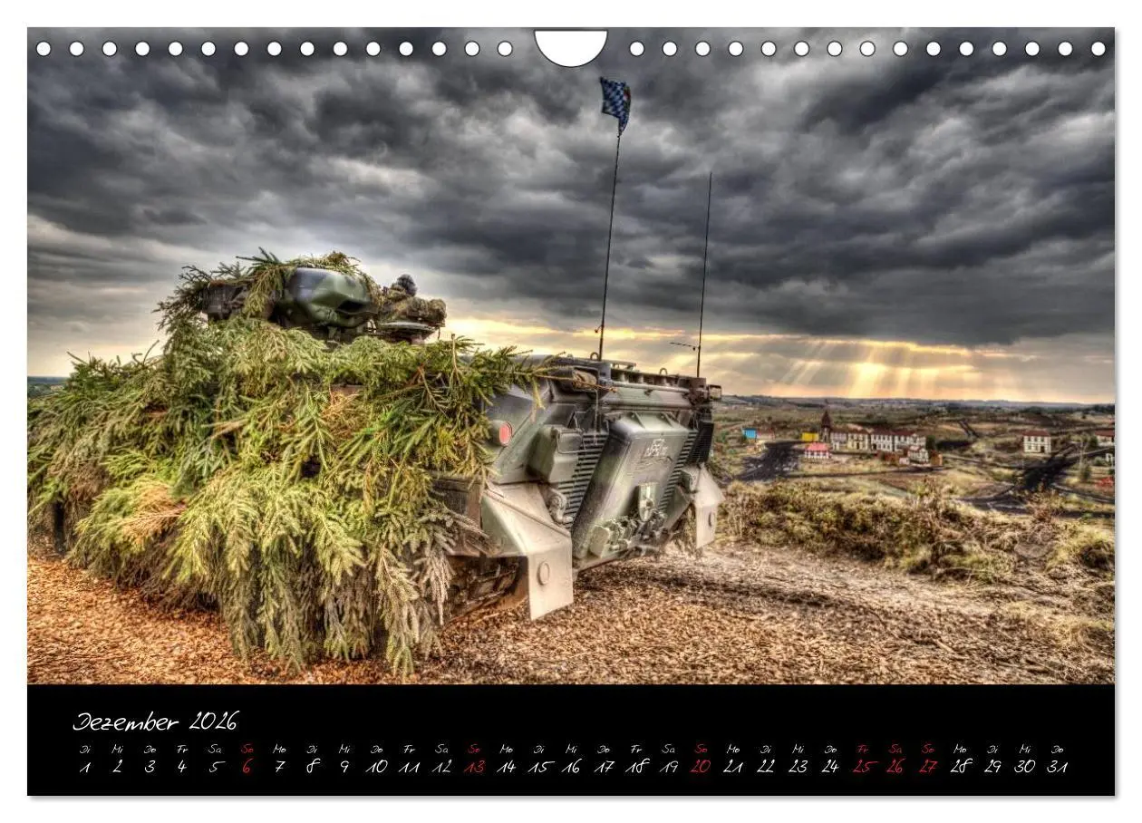 Bild: 9783516204629 | Schützenpanzer Marder (Wandkalender 2026 DIN A4 quer), CALVENDO...