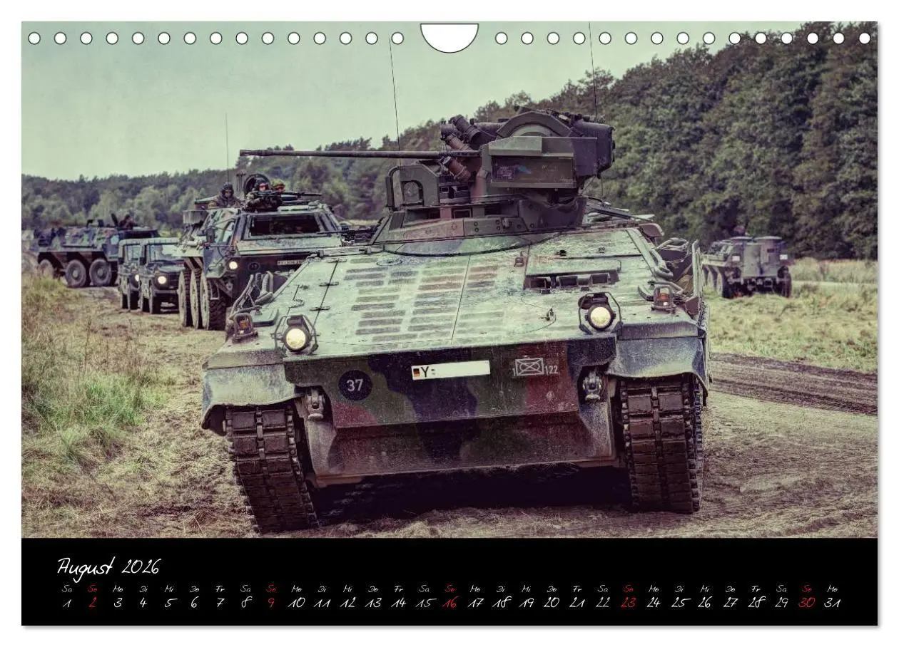Bild: 9783516204629 | Schützenpanzer Marder (Wandkalender 2026 DIN A4 quer), CALVENDO...