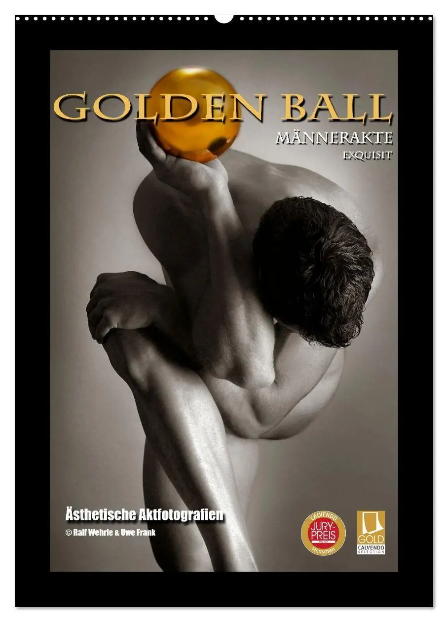 Cover: 9783516684629 | Golden Ball Männerakte exquisit (Wandkalender 2026 DIN A2 hoch),...