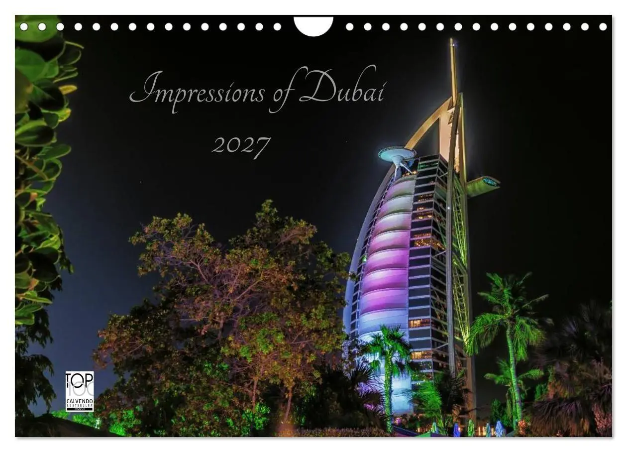 Cover: 9783569914629 | Impressions of Dubai 2027 (Wandkalender 2027 DIN A4 quer), CALVENDO...