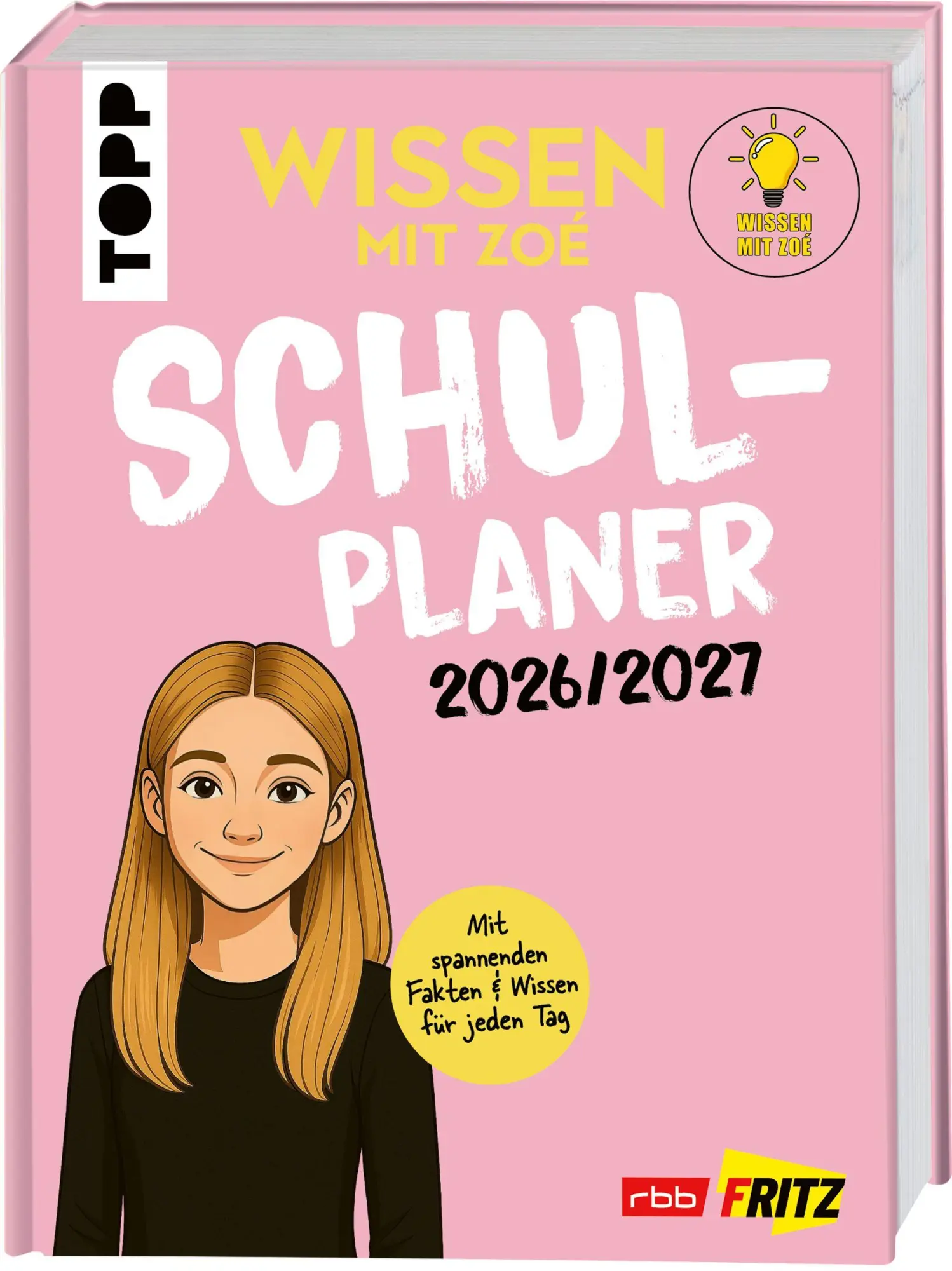 Cover: 9783735854629 | Wissen mit Zoé: Schulplaner 2026/2027 | Wissen mit Zoé | Buch | 160 S.