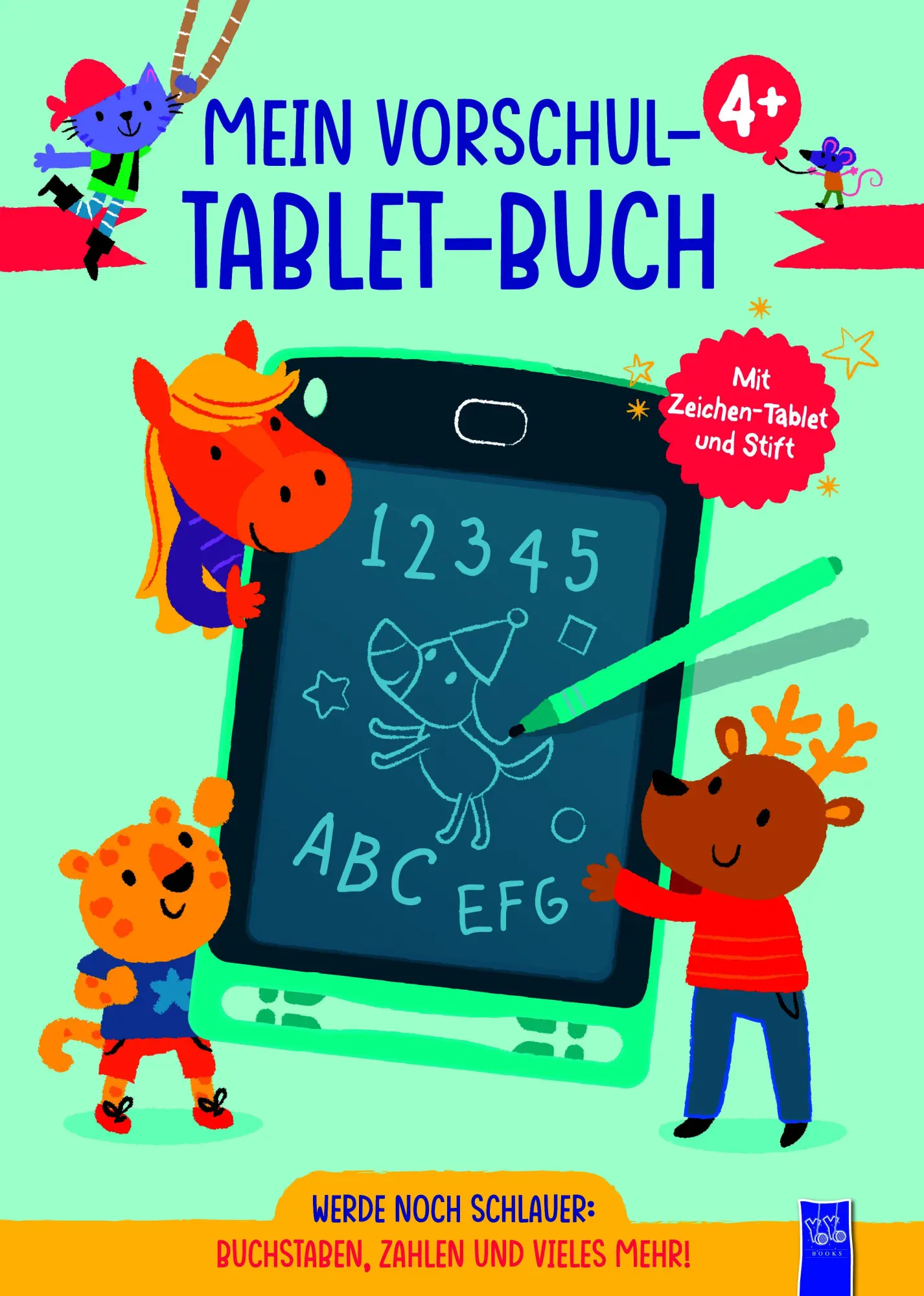 Cover: 9789465054629 | Mein Vorschul-Tablet-Buch 4 + (blaues Cover) | Buch | 64 S. | Deutsch