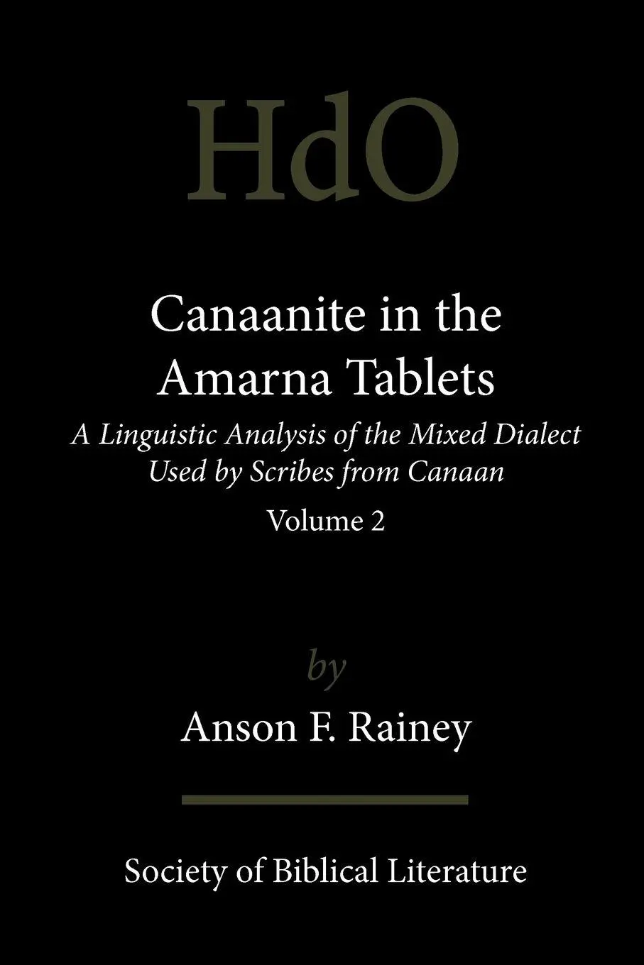 Cover: 9781589834729 | Canaanite in the Amarna Tablets | Anson F. Rainey | Taschenbuch | 1996