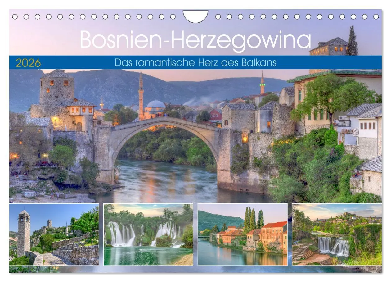 Cover: 9783457584729 | Bosnien-Herzegowina Das romantische Herz des Balkans (Wandkalender...