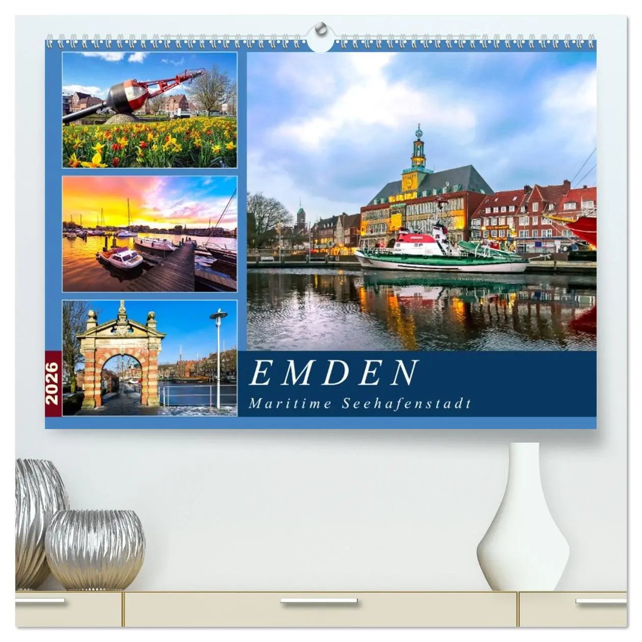 Cover: 9783457724729 | EMDEN maritime Seehafenstadt (hochwertiger Premium Wandkalender...