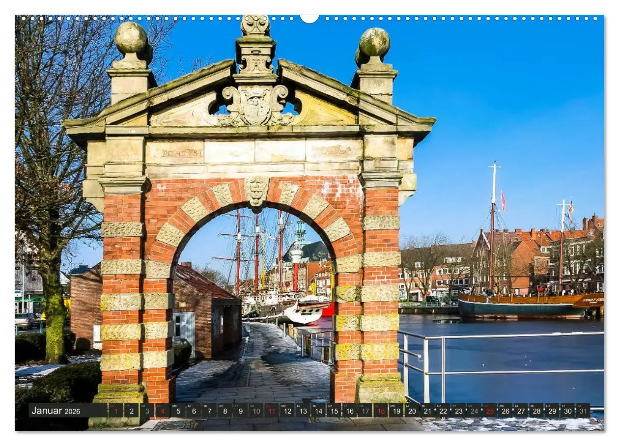 Bild: 9783457724729 | EMDEN maritime Seehafenstadt (hochwertiger Premium Wandkalender...