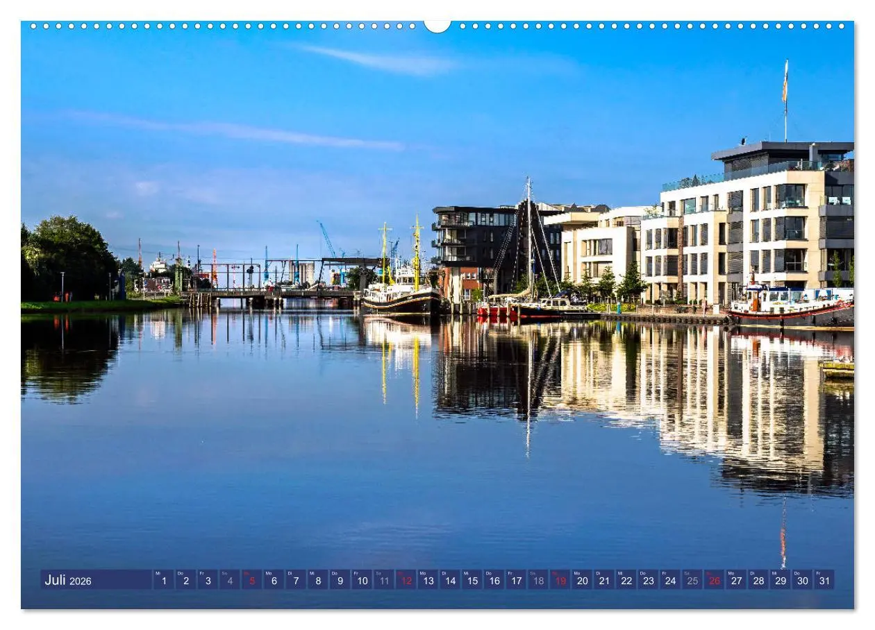 Bild: 9783457724729 | EMDEN maritime Seehafenstadt (hochwertiger Premium Wandkalender...