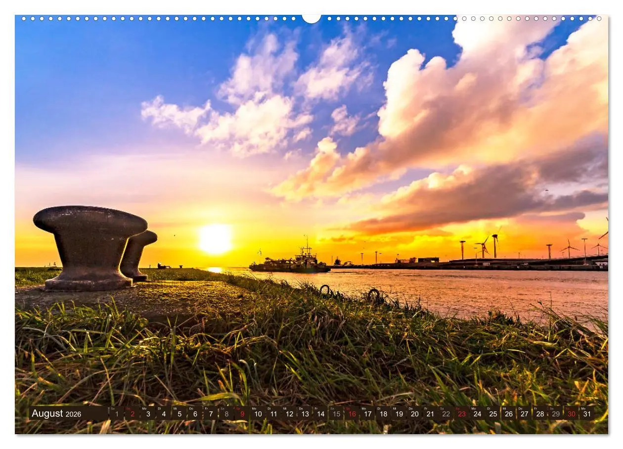 Bild: 9783457724729 | EMDEN maritime Seehafenstadt (hochwertiger Premium Wandkalender...