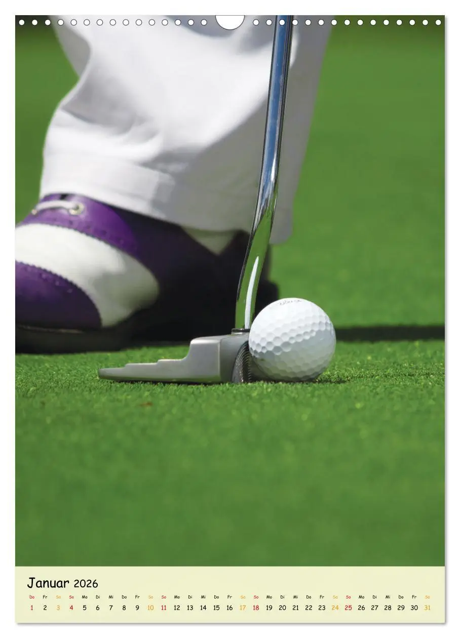 Bild: 9783516354829 | Golf Leidenschaft (Wandkalender 2026 DIN A3 hoch), CALVENDO...