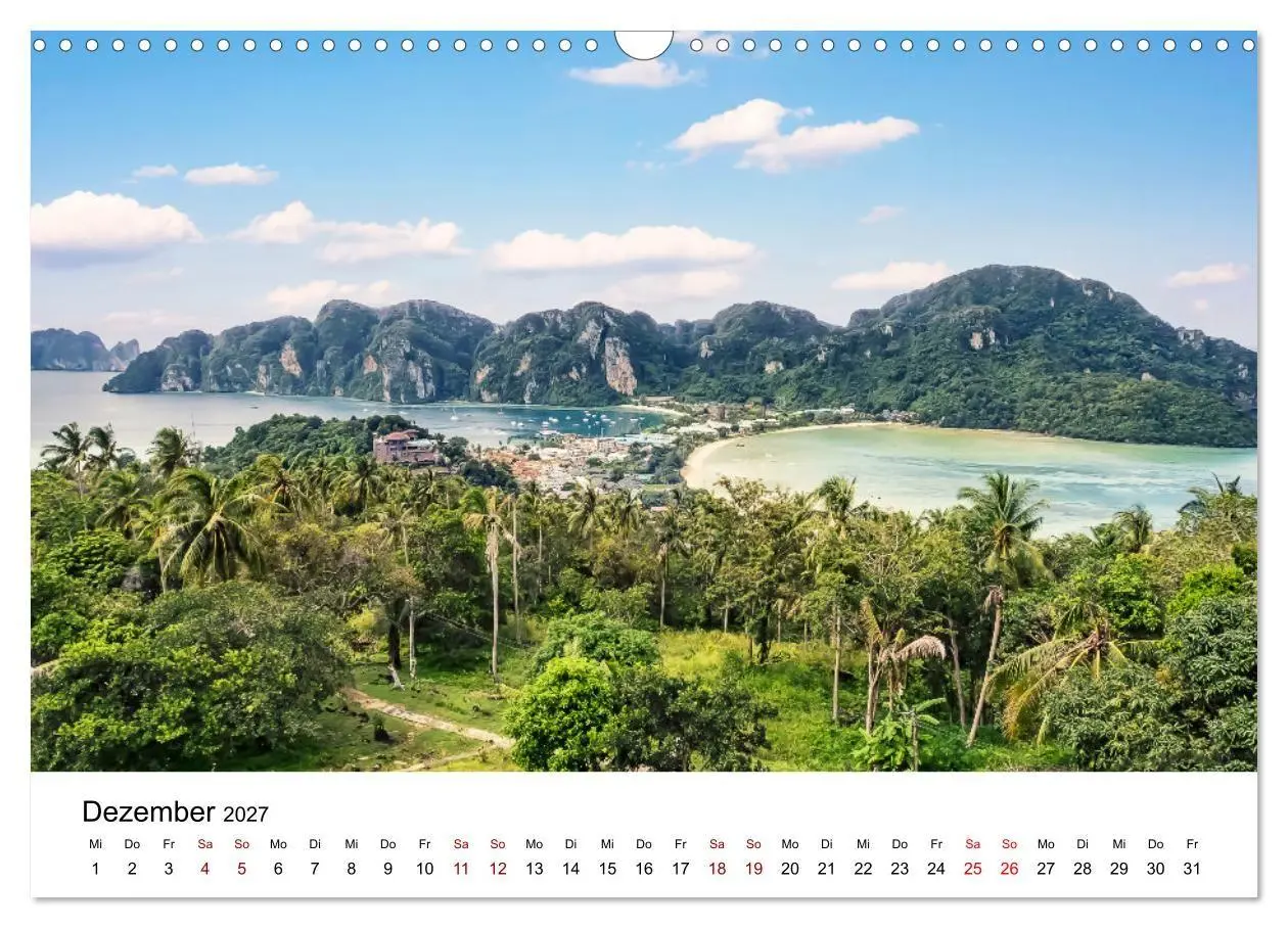 Bild: 9783569514829 | Die schönsten Inseln Thailands (Wandkalender 2027 DIN A3 quer),...