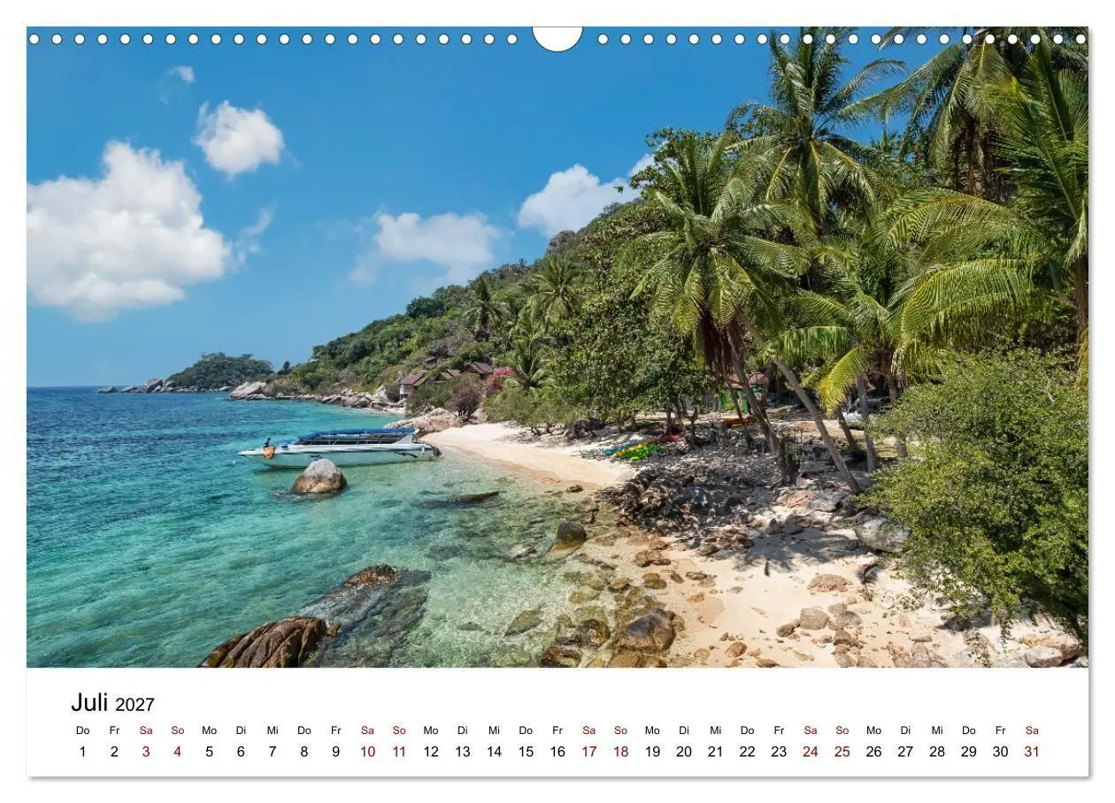 Bild: 9783569514829 | Die schönsten Inseln Thailands (Wandkalender 2027 DIN A3 quer),...