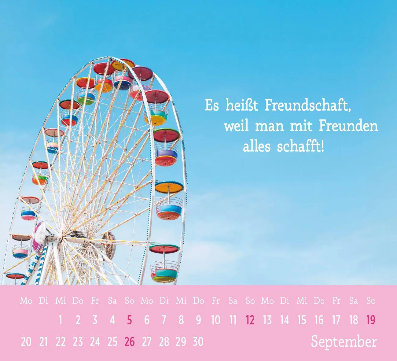 Bild: 4036442014929 | Mini-Kalender 2027: Der kleine Freundschaftskalender | Groh Verlag