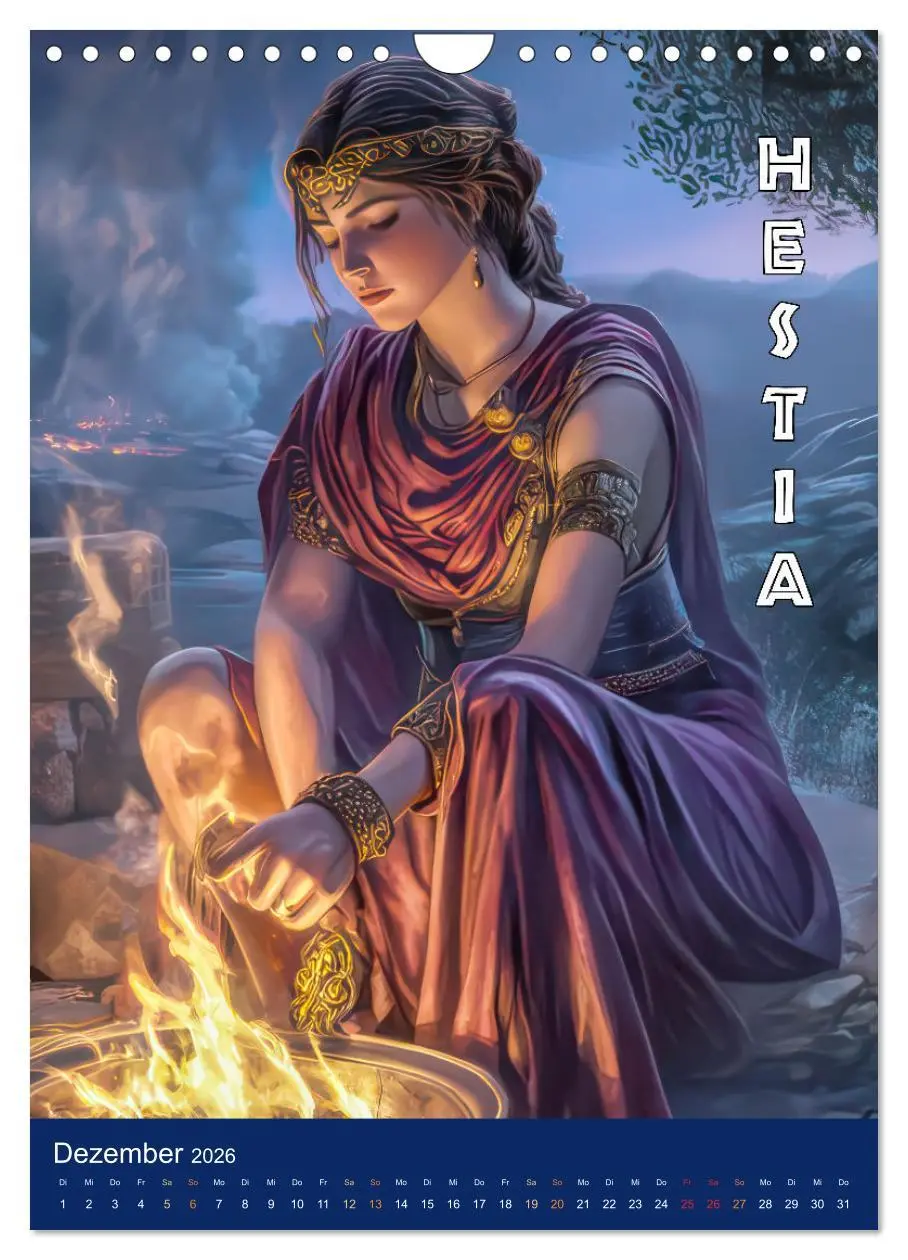 Bild: 9783457254929 | Zeus - Umringt von griechischen Göttern (Wandkalender 2026 DIN A4...