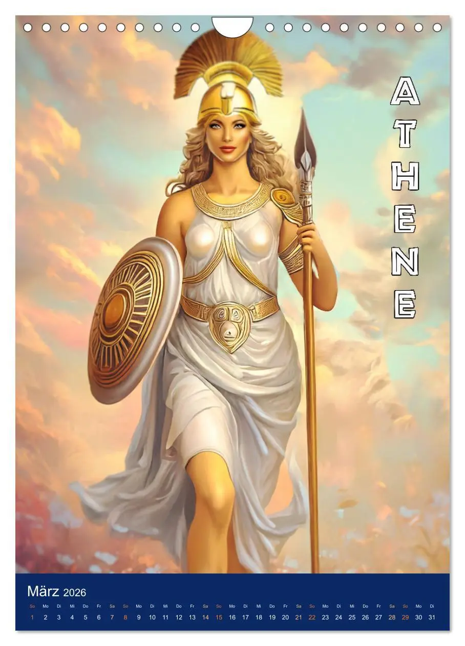 Bild: 9783457254929 | Zeus - Umringt von griechischen Göttern (Wandkalender 2026 DIN A4...
