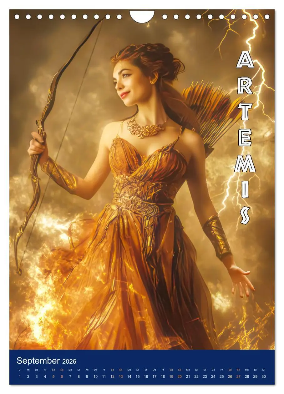 Bild: 9783457254929 | Zeus - Umringt von griechischen Göttern (Wandkalender 2026 DIN A4...