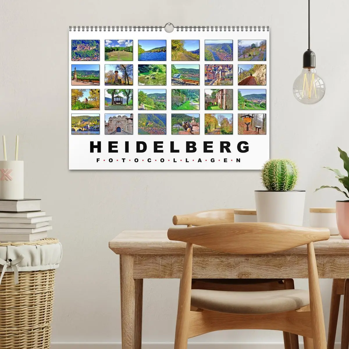 Bild: 9783457874929 | Heidelberg Fotocollagen (Wandkalender 2026 DIN A3 quer), CALVENDO...