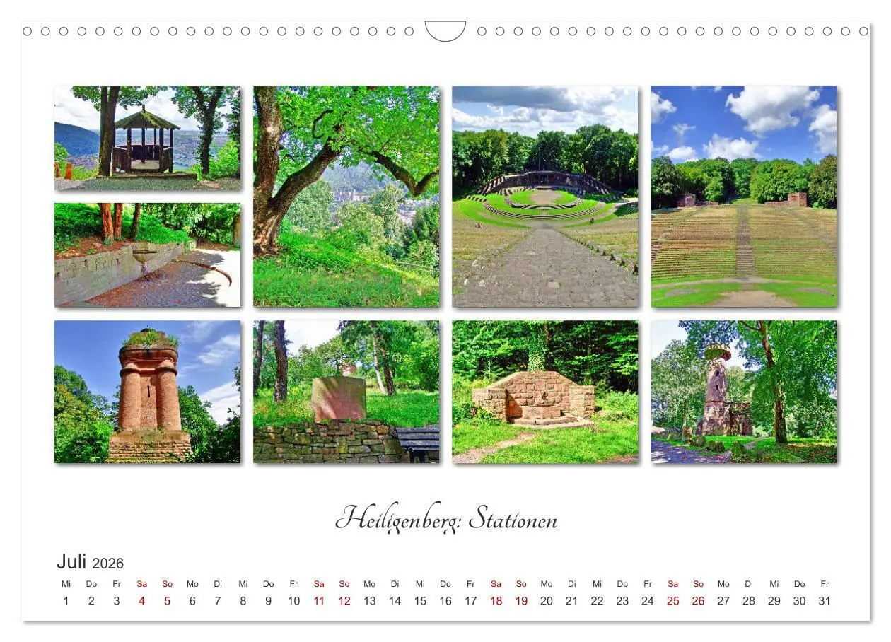 Bild: 9783457874929 | Heidelberg Fotocollagen (Wandkalender 2026 DIN A3 quer), CALVENDO...