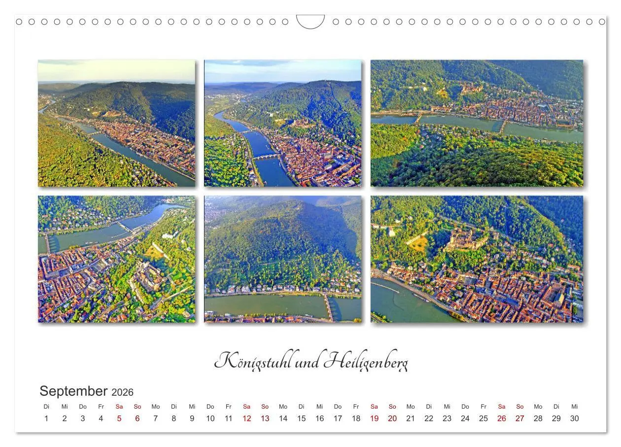 Bild: 9783457874929 | Heidelberg Fotocollagen (Wandkalender 2026 DIN A3 quer), CALVENDO...