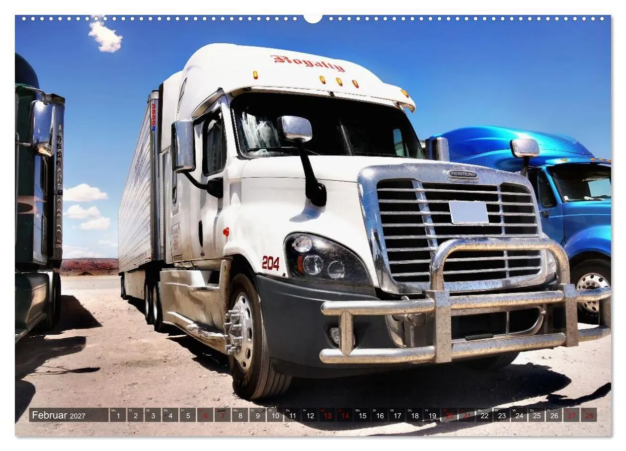 Bild: 9783516964929 | Amerikanische Lastwagen - Trucks (hochwertiger Premium Wandkalender...