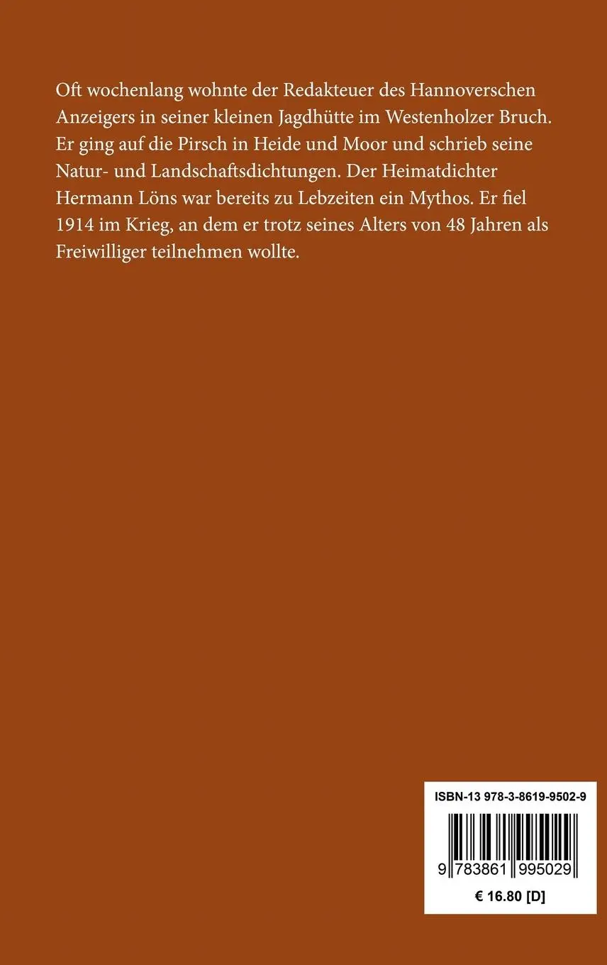 Rückseite: 9783861995029 | Mümmelmann und andere Tiergeschichten | Hermann Löns | Buch | 112 S.