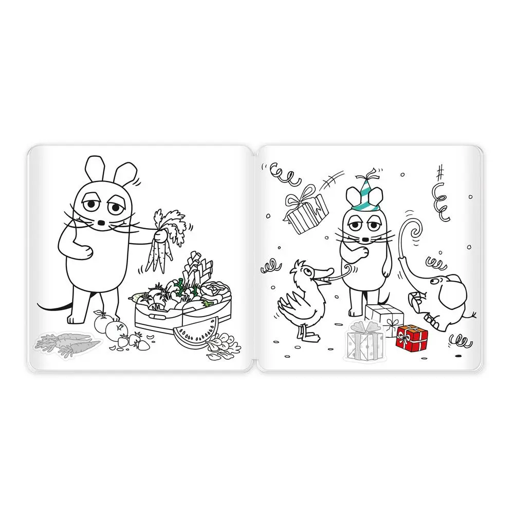 Bild: 9783988025029 | Trötsch Die Maus Stickermalbuch Malbuch mit Stickern | KG | Buch