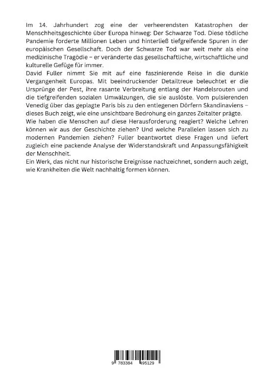 Rückseite: 9783384495129 | Der Schwarze Tod | Die historische Seuche, die Europa veränderte