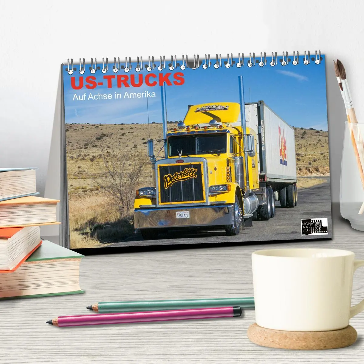 Bild: 9783457685129 | US-Trucks - Auf Achse in Amerika (Tischkalender 2026 DIN A5 quer),...