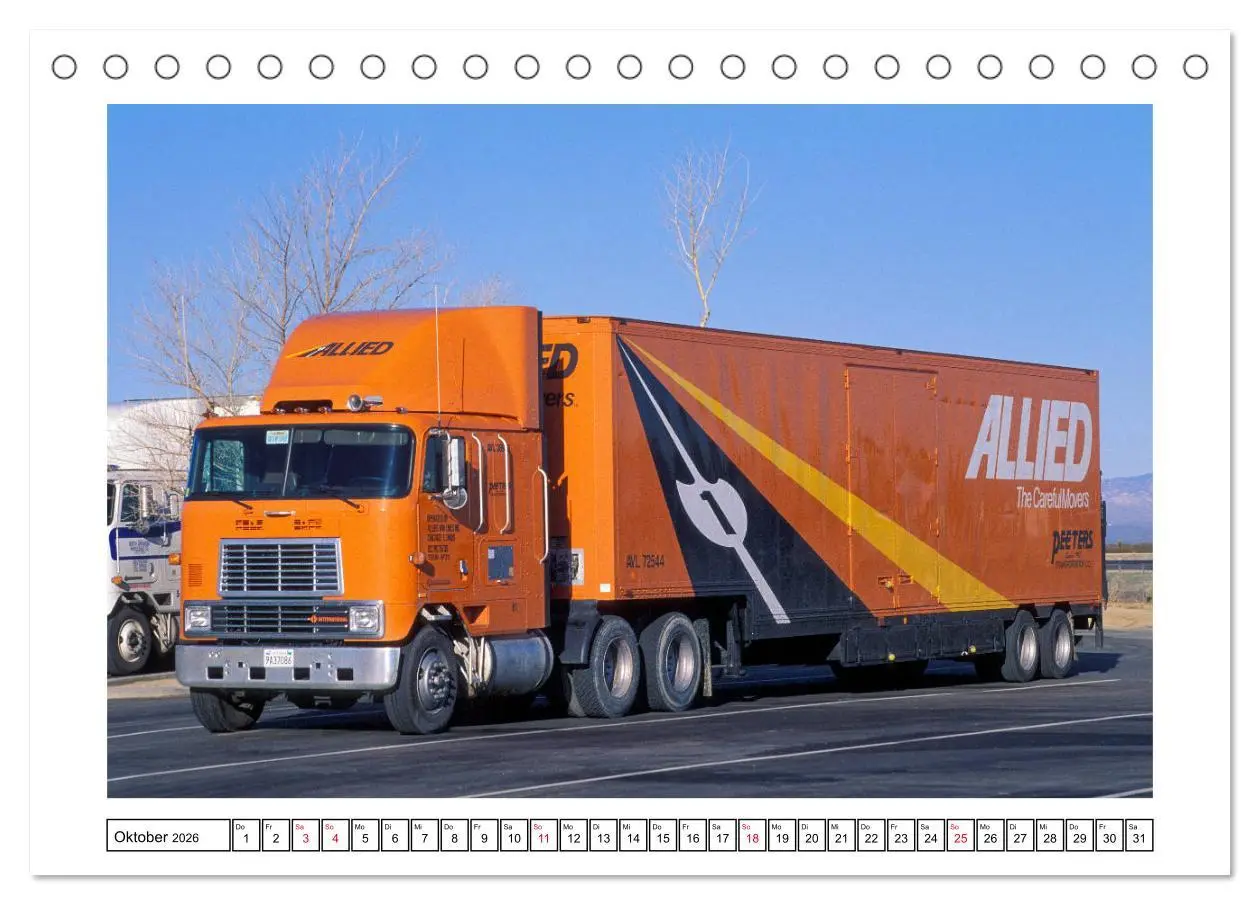 Bild: 9783457685129 | US-Trucks - Auf Achse in Amerika (Tischkalender 2026 DIN A5 quer),...