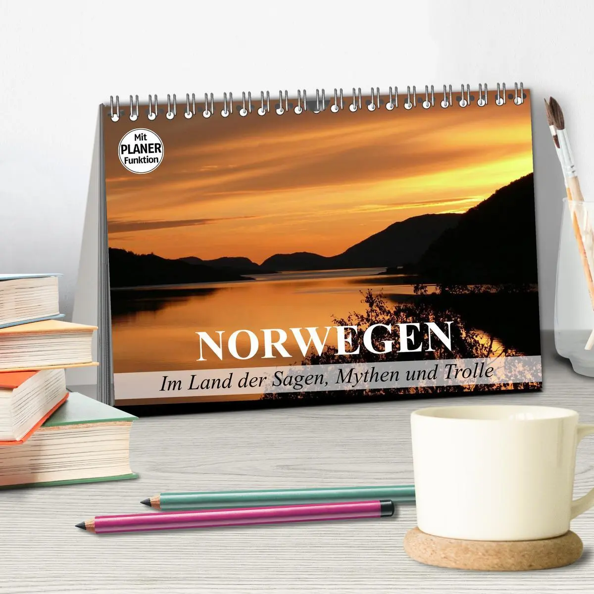 Bild: 9783457995129 | Norwegen. Im Land der Sagen, Mythen und Trolle (Tischkalender 2026...