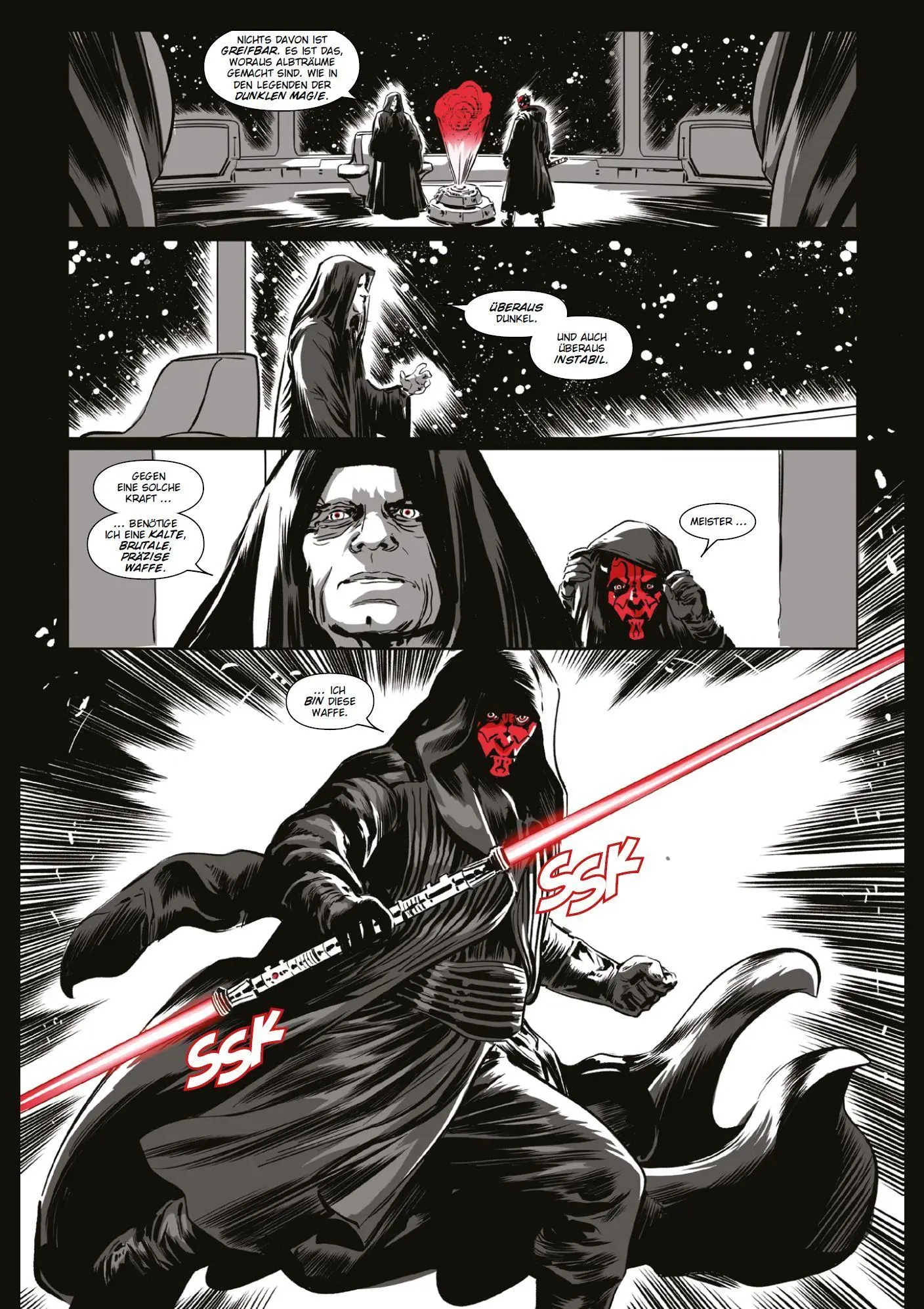 Bild: 9783741645129 | Star Wars Comics: Darth Maul - Schwarz, Weiß &amp; Rot Deluxe | Buch