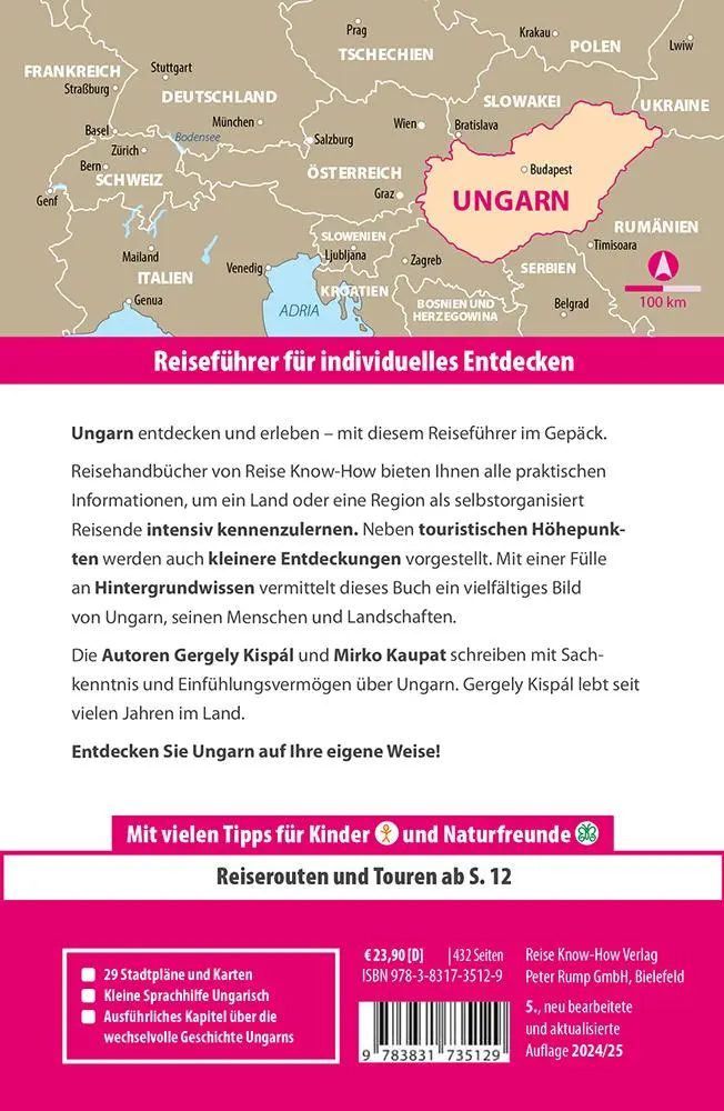 Rückseite: 9783831735129 | Reise Know-How Reiseführer Ungarn | Gergely Kispál (u. a.) | Buch