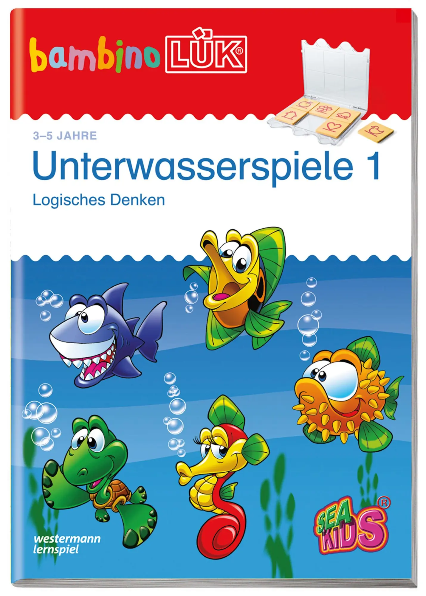 Cover: 9783837775129 | bambinoLÜK. Unterwasserspiele 1 | 3/4/5 Jahre | Paletti-Comics | 24 S.