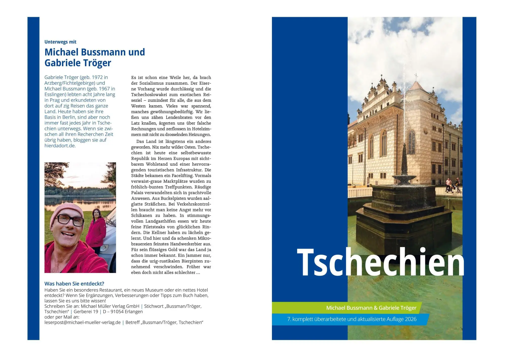 Bild: 9783966855129 | MICHAEL MÜLLER Reiseführer Tschechien | Michael Bussmann (u. a.)