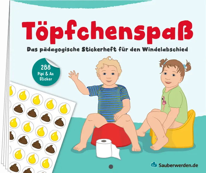 Cover: 9789198605129 | Töpfchenspaß | Das pädagogische Stickerheft für den Windelabschied