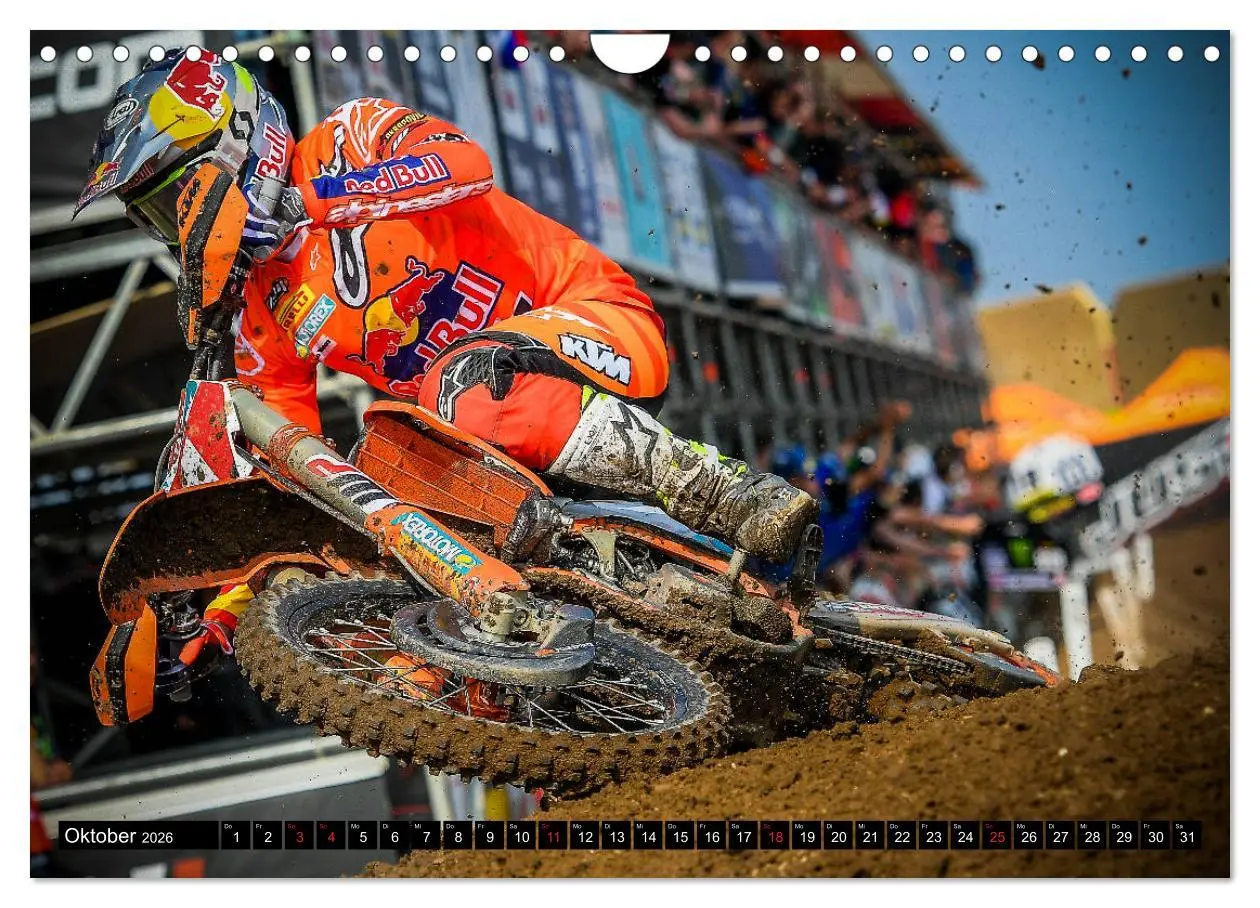 Bild: 9783457745229 | Blickpunkte Motocross (Wandkalender 2026 DIN A4 quer), CALVENDO...