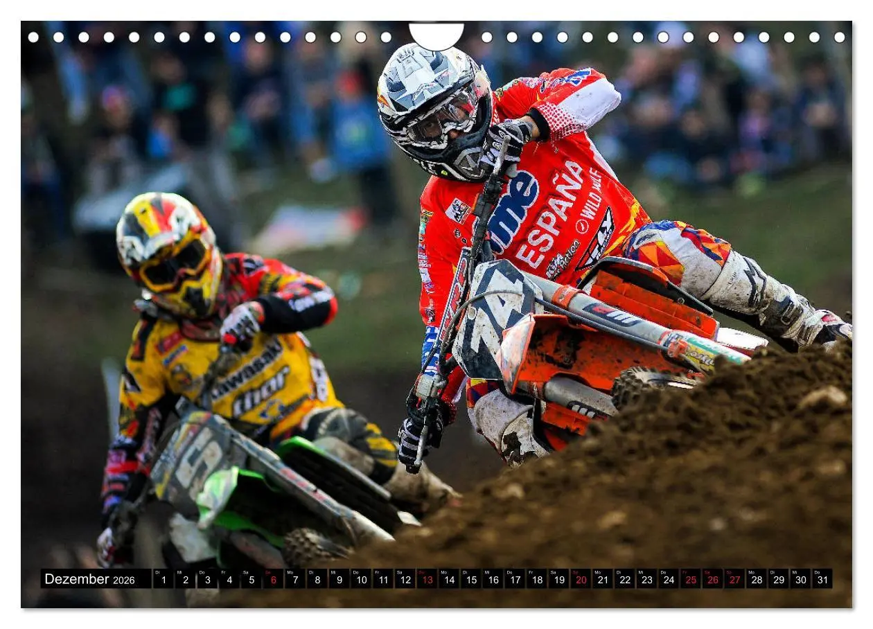 Bild: 9783457745229 | Blickpunkte Motocross (Wandkalender 2026 DIN A4 quer), CALVENDO...