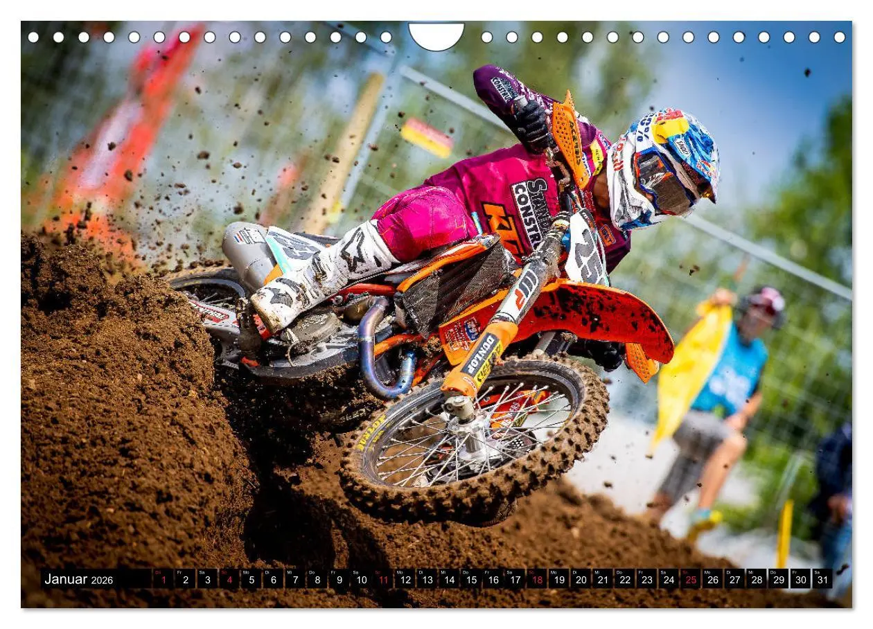 Bild: 9783457745229 | Blickpunkte Motocross (Wandkalender 2026 DIN A4 quer), CALVENDO...