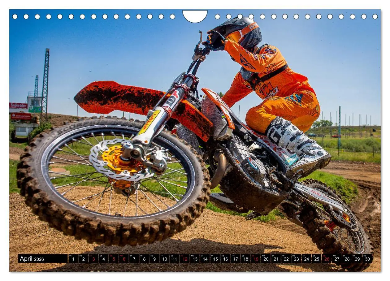 Bild: 9783457745229 | Blickpunkte Motocross (Wandkalender 2026 DIN A4 quer), CALVENDO...